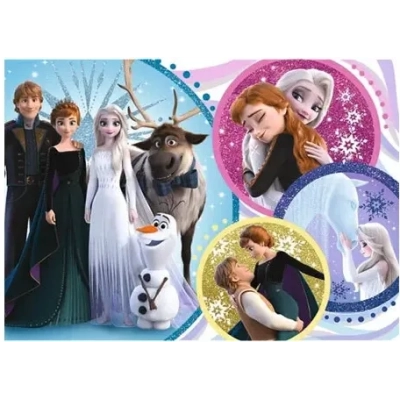 Frozen: Im Glanz der Liebe - Glitzerpuzzle