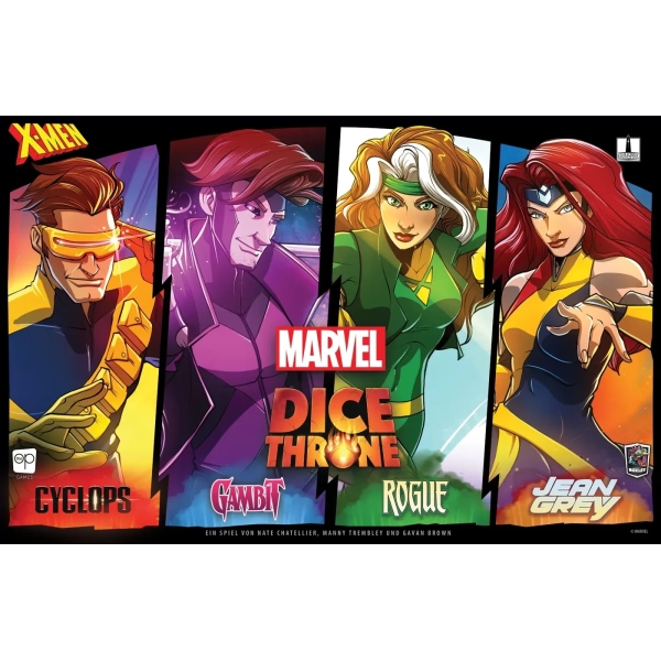 X-Men Dice Throne - Cyclops, Gambit, Rogue, Jean Grey - DE