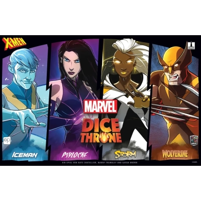 X-Men Dice Throne - Iceman, Psylocke, Storm, Wolverine - DE