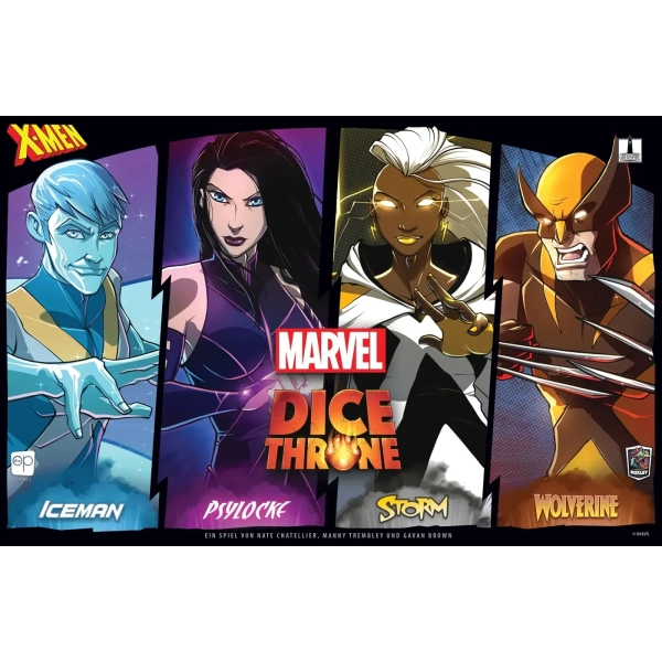 X-Men Dice Throne - Iceman, Psylocke, Storm, Wolverine - DE