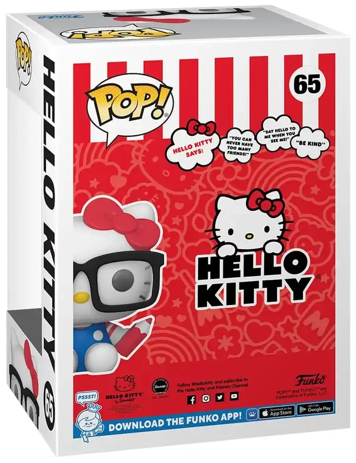 POP - Hello Kitty - Nerd Hello Kitty with Glasses