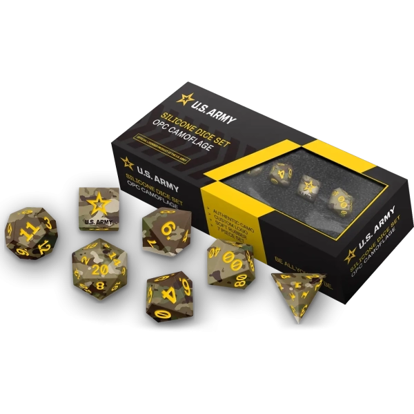 Official U.S. Army Silicone Dice Set