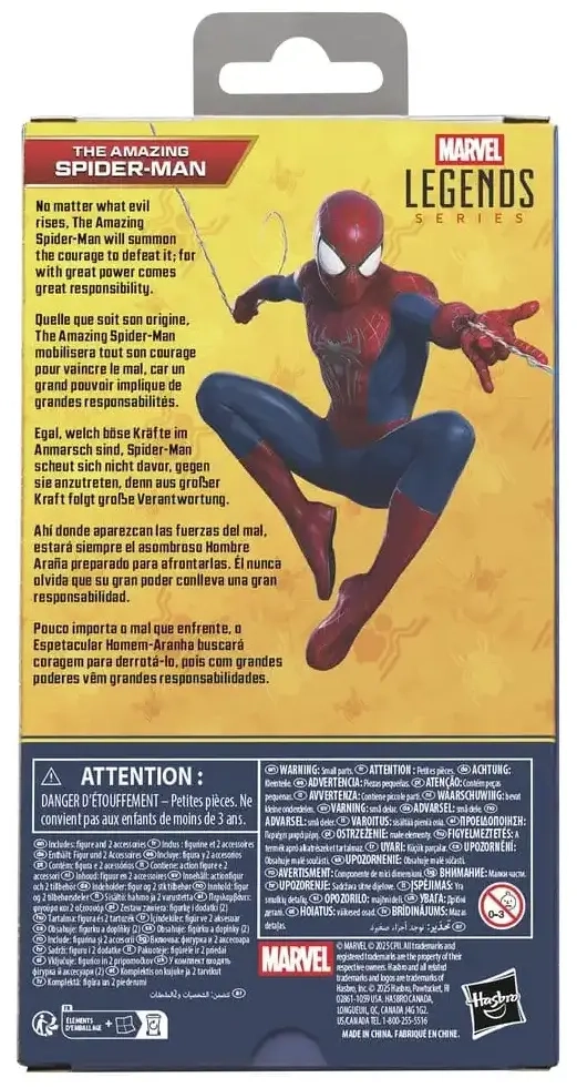 Spider-Man: No Way Home Marvel Legends Actionfigur The Amazing Spider-Man 15 cm