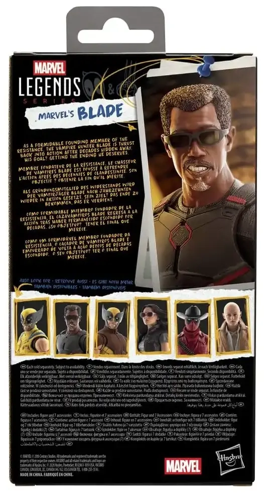 Deadpool & Wolverine Marvel Legends Actionfigur Marvel's Blade 15 cm