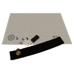 ENHANCE RPG Grid Mat - Tabletop DnD Map (24x36 inch) - (Stone)