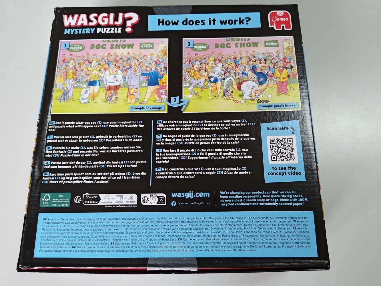 Hundesalon Pfötchen! - Wasgij Mystery 23 (Defekte Verpackung)