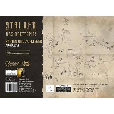 STALKER: Das Brettspiel – Karten und Aufkleber Auffüllset