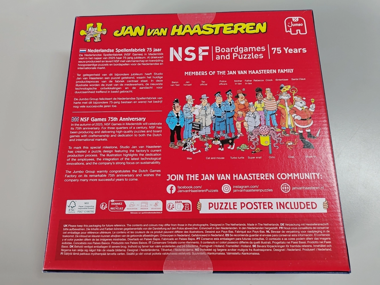 Jan van Haasteren | Puzzle - und Spielefabrik (Leicht defekte Verpackung)