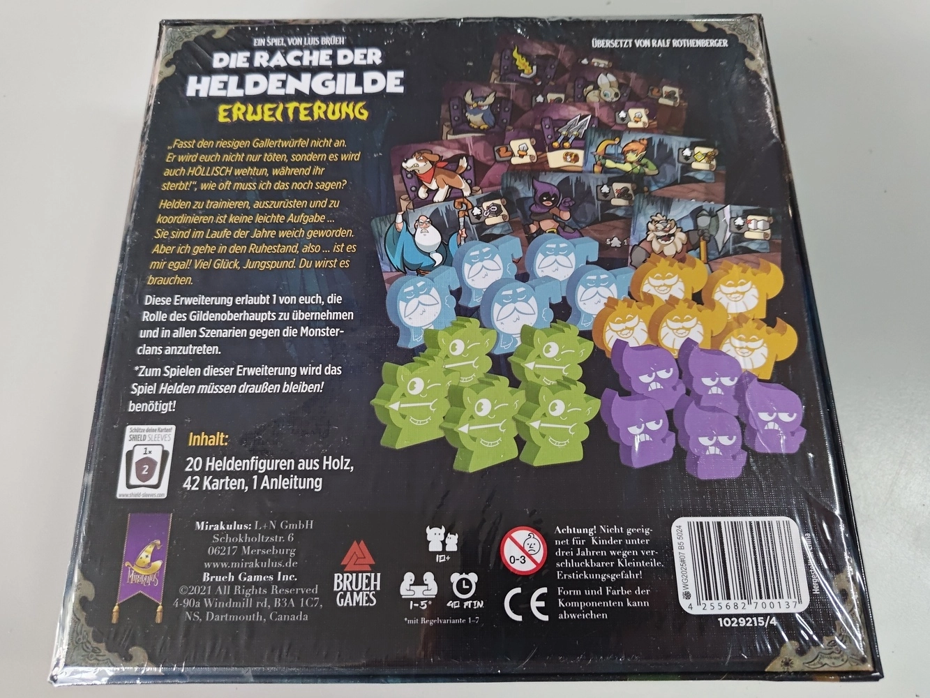 Helden müssen draussen bleiben! - Die Rache der Heldengilde Erweiterung (Defekte Verpackung)