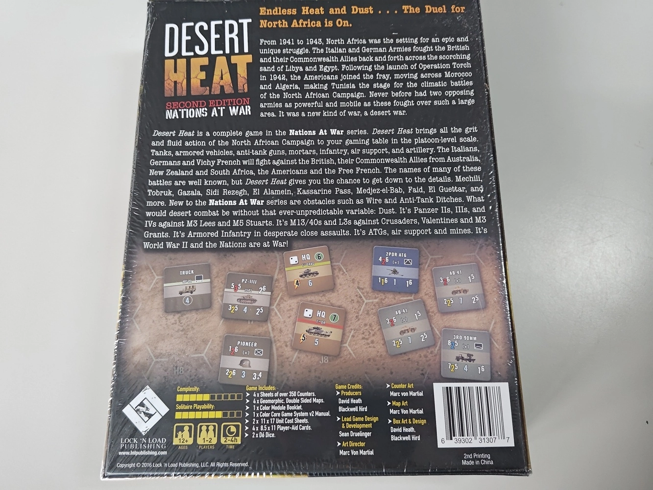 Nations at War Desert Heat 2nd. Edition - EN (Leicht defekte Verpackung)