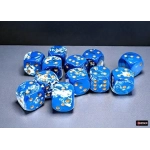 Brush Dice Set D6 Wavebreak 16mm (12)