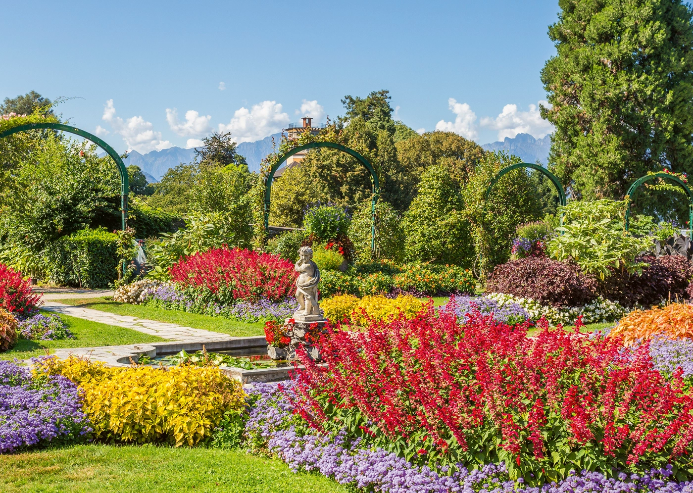 Park of Villa Pallavicino - Stresa, Italien