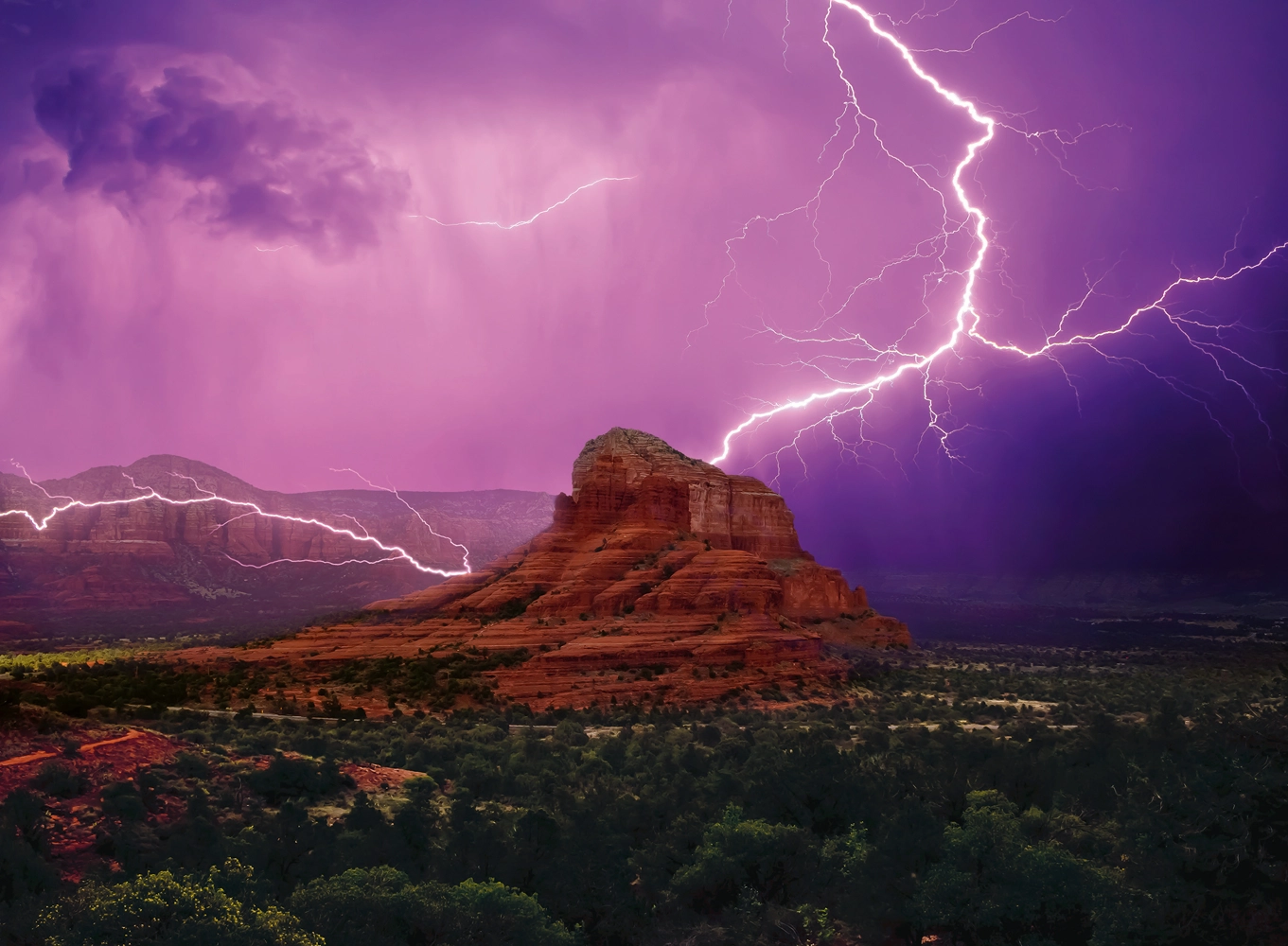 Pinke Gewitterstimmung - power of nature