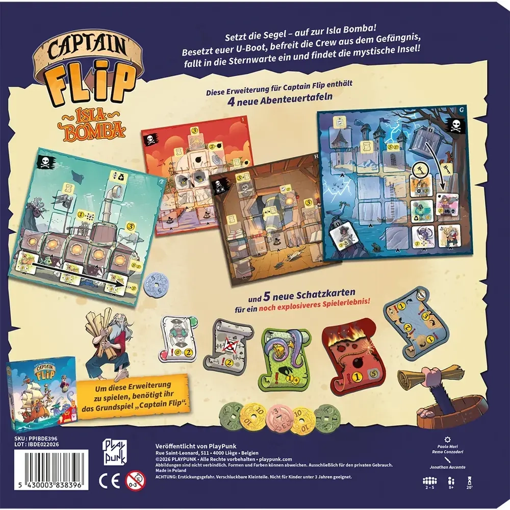 Captain Flip | Isla Bomba - Erweiterung