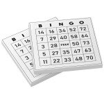 Bingoblöcke, 2 Stück mit je 100 Blatt