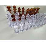 Schachfiguren Bernstein Design - 95mm (B-Qualität / Auslaufmodell)