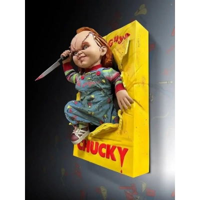 Chucky Wand-Skulptur 1/1 Bride of Chucky 43 x 46 x 76 cm