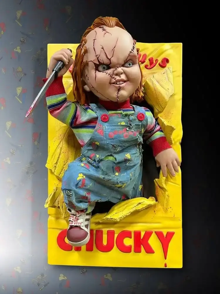 Chucky Wand-Skulptur 1/1 Bride of Chucky 43 x 46 x 76 cm