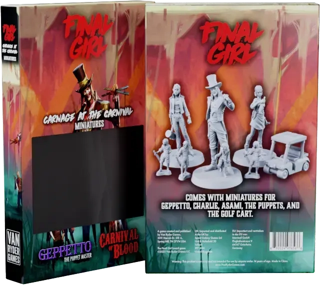 Final Girl Carnage at the Carnival Miniatures