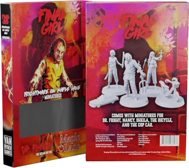 Final Girl Frightmare on Maple Lane Miniatures