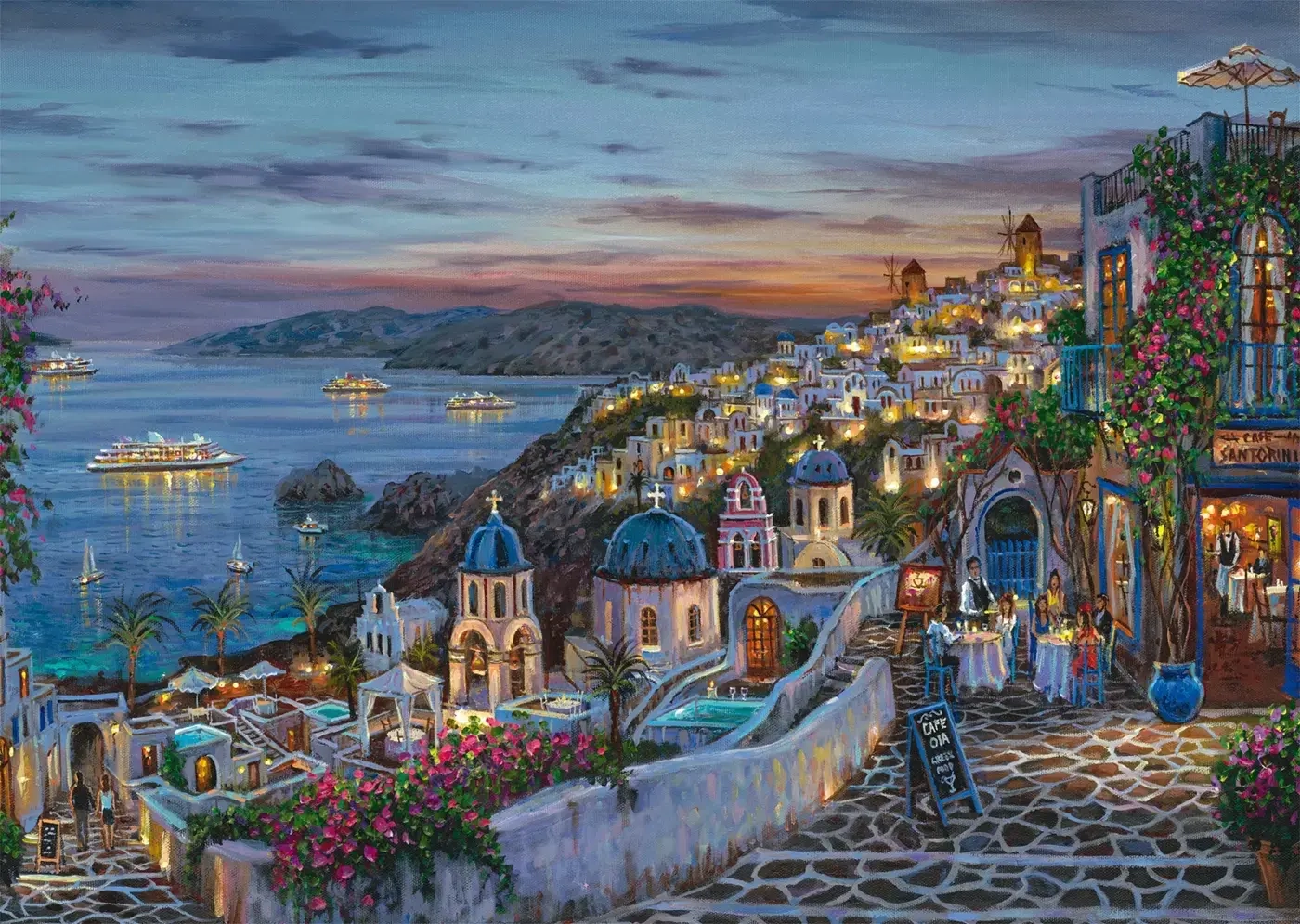 Robert Finale: Santorini Sonnenuntergang, Puzzle