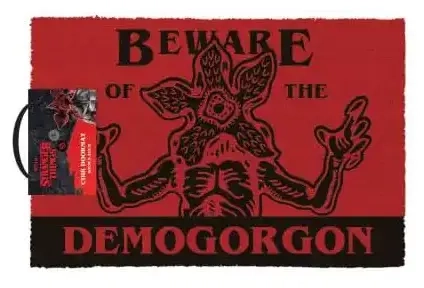 Stranger Things Fussmatte Beware Demogorgon 40 x 60 cm