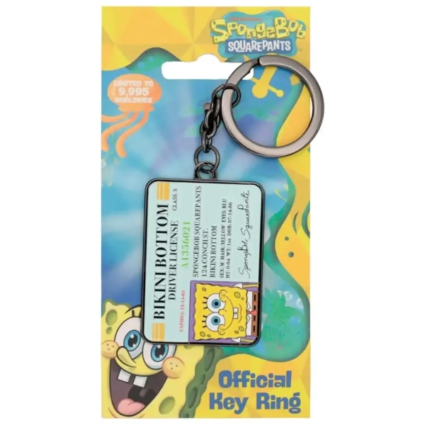 SpongeBob Schwammkopf Schlüsselanhänger Driver License Limited Edition