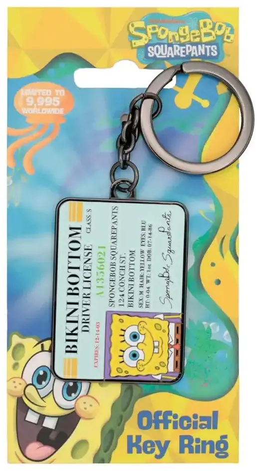 SpongeBob Schwammkopf Schlüsselanhänger Driver License Limited Edition