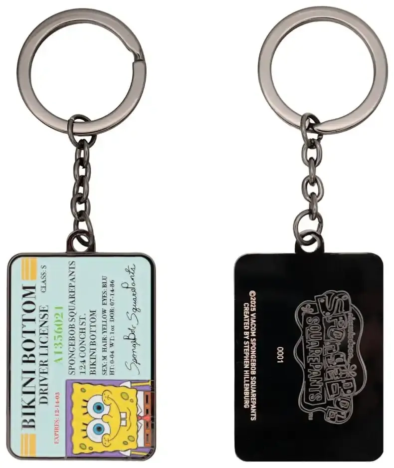 SpongeBob Schwammkopf Schlüsselanhänger Driver License Limited Edition