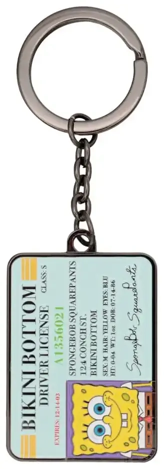 SpongeBob Schwammkopf Schlüsselanhänger Driver License Limited Edition