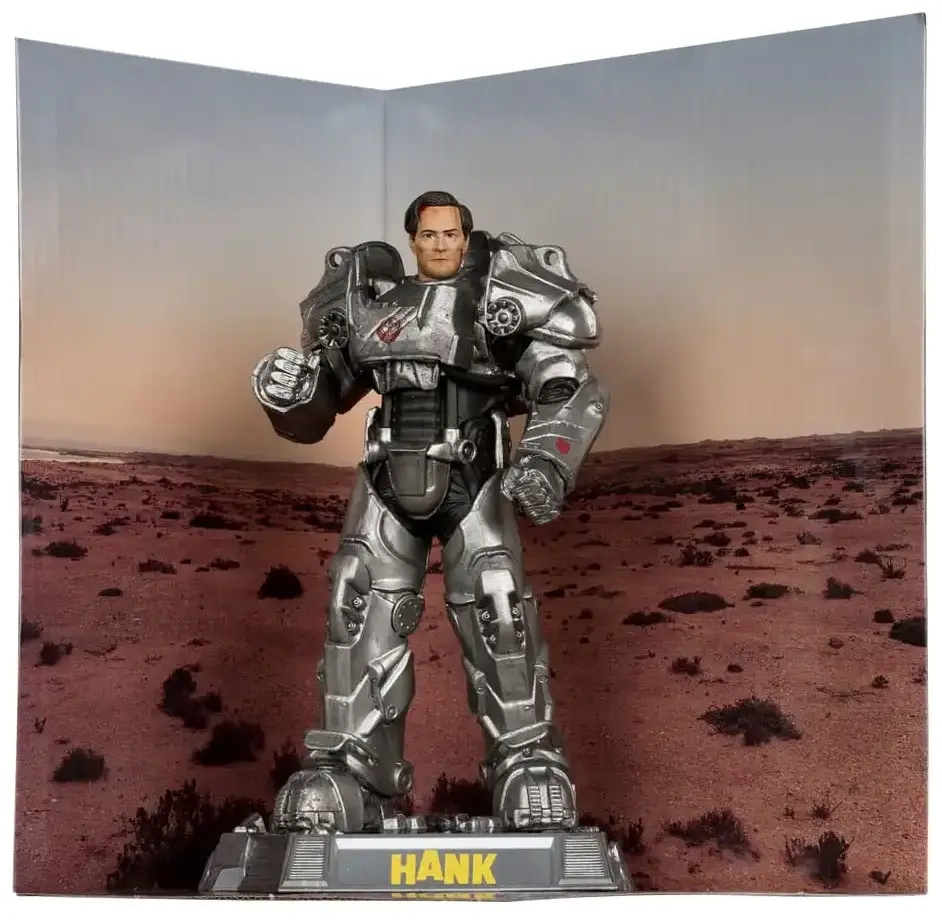 Fallout Movie Maniacs Actionfigur Hank Maclean (Season 2) (Red Platinum Edition) 17 cm