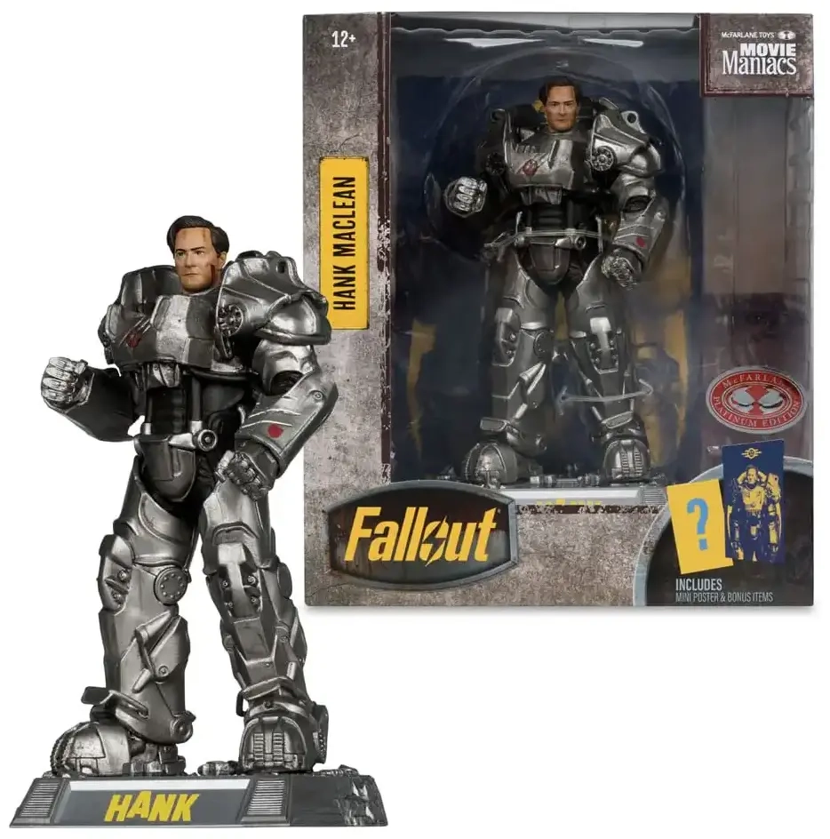Fallout Movie Maniacs Actionfigur Hank Maclean (Season 2) (Red Platinum Edition) 17 cm
