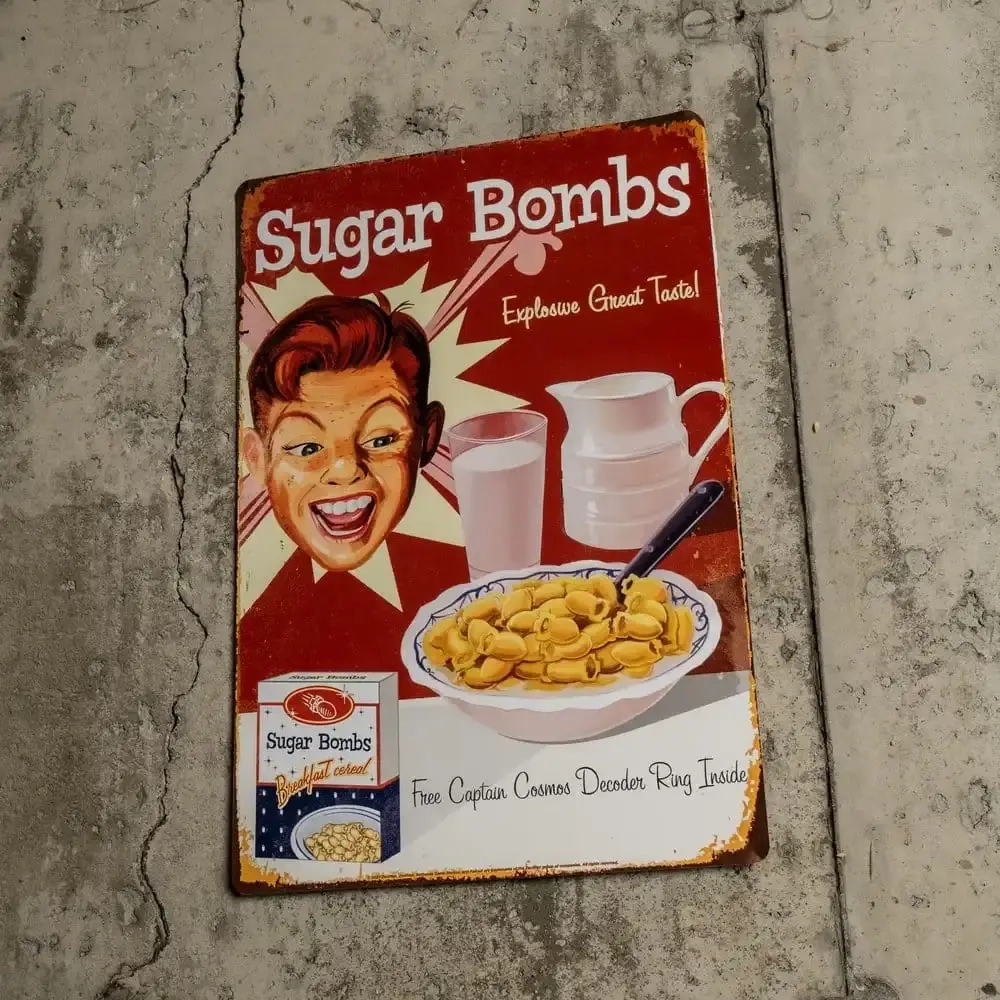 Fallout Me­tall­schild Sugar Bombs