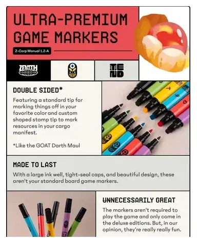 Tend Ultra Premium Game Marker Pack