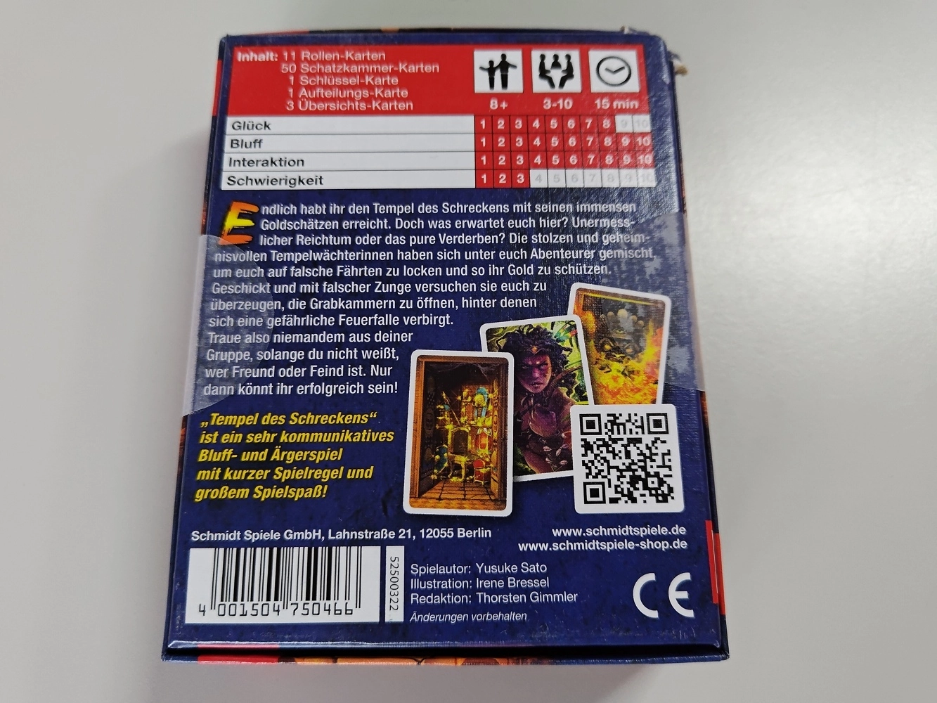 Tempel des Schreckens (Leicht defekte Verpackung)