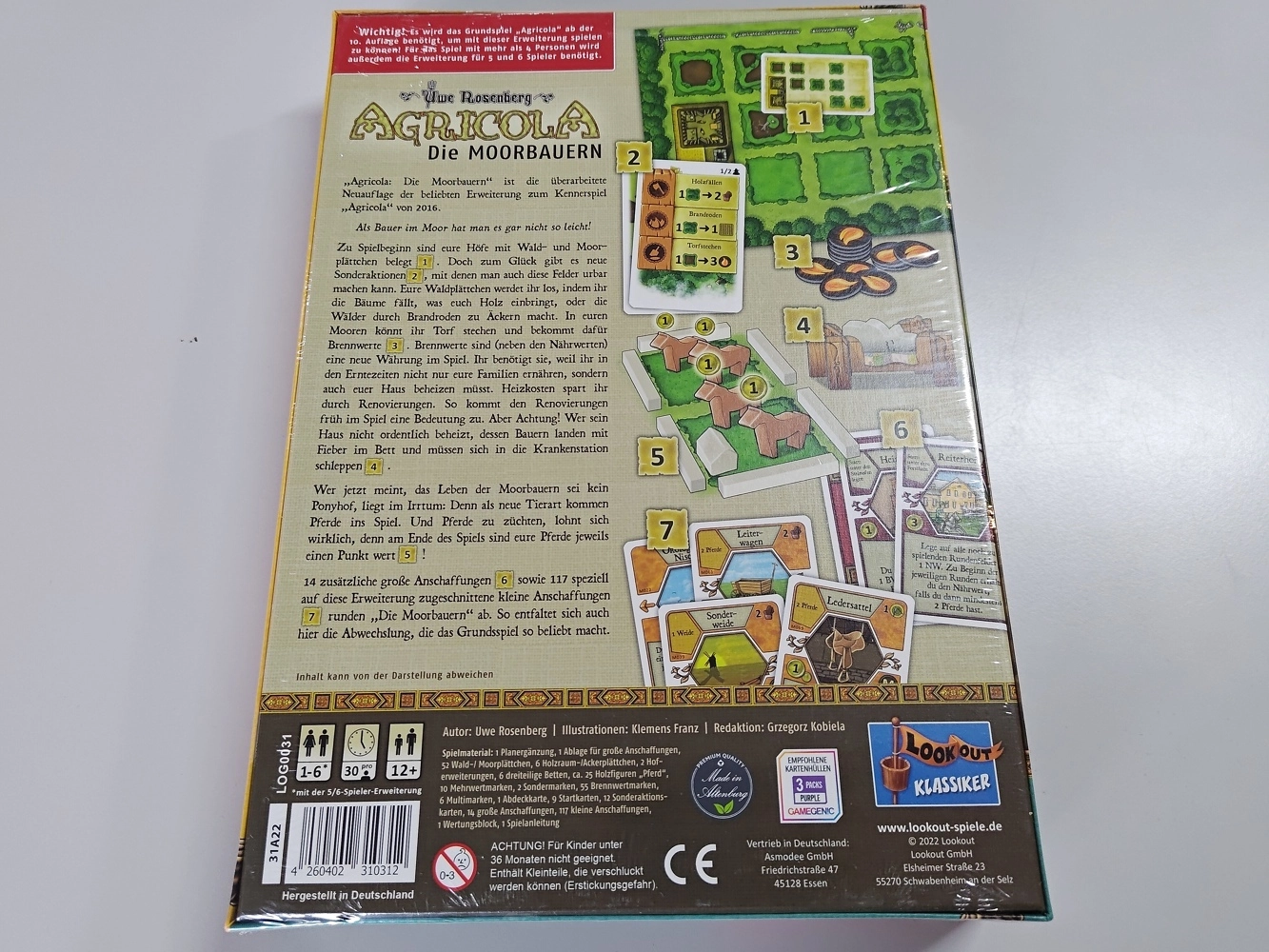 Agricola  Erweiterung - Die Moorbauern (Leicht defekte Verpackung)