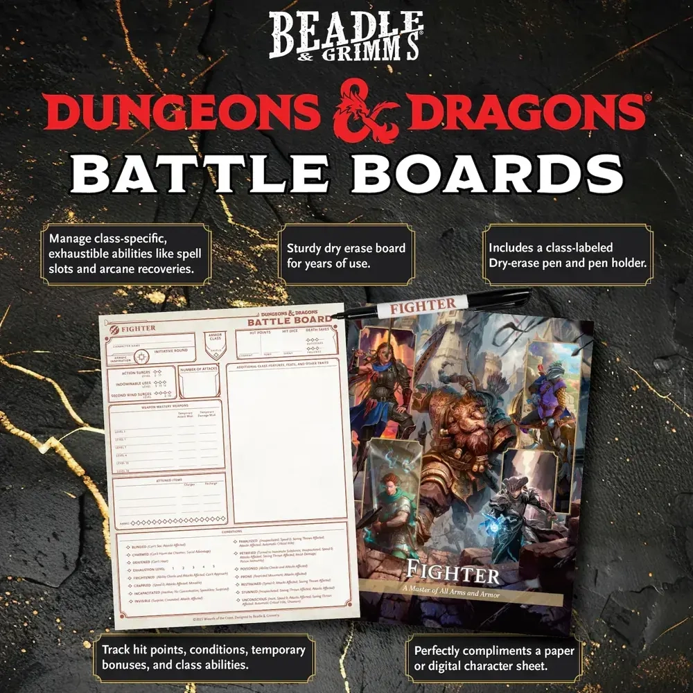 Dungeons & Dragons Battle Board Kampfbretttafel Kämpfer (Fighter)