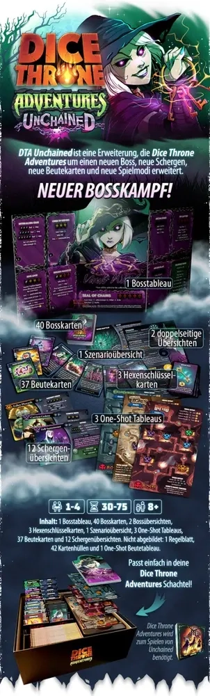 Dice Throne Adventure - Unchained Erweiterung - DE