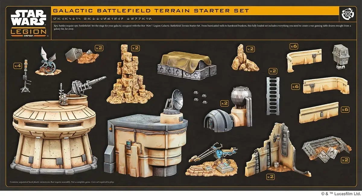 Star Wars: Legion – Galactic Battlefield Terrain
