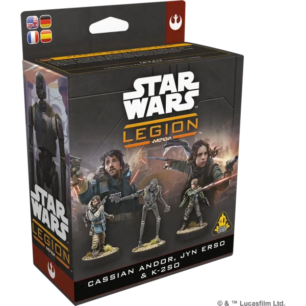 Star Wars: Legion – Cassian Andor, Jyn Erso & K-2SO