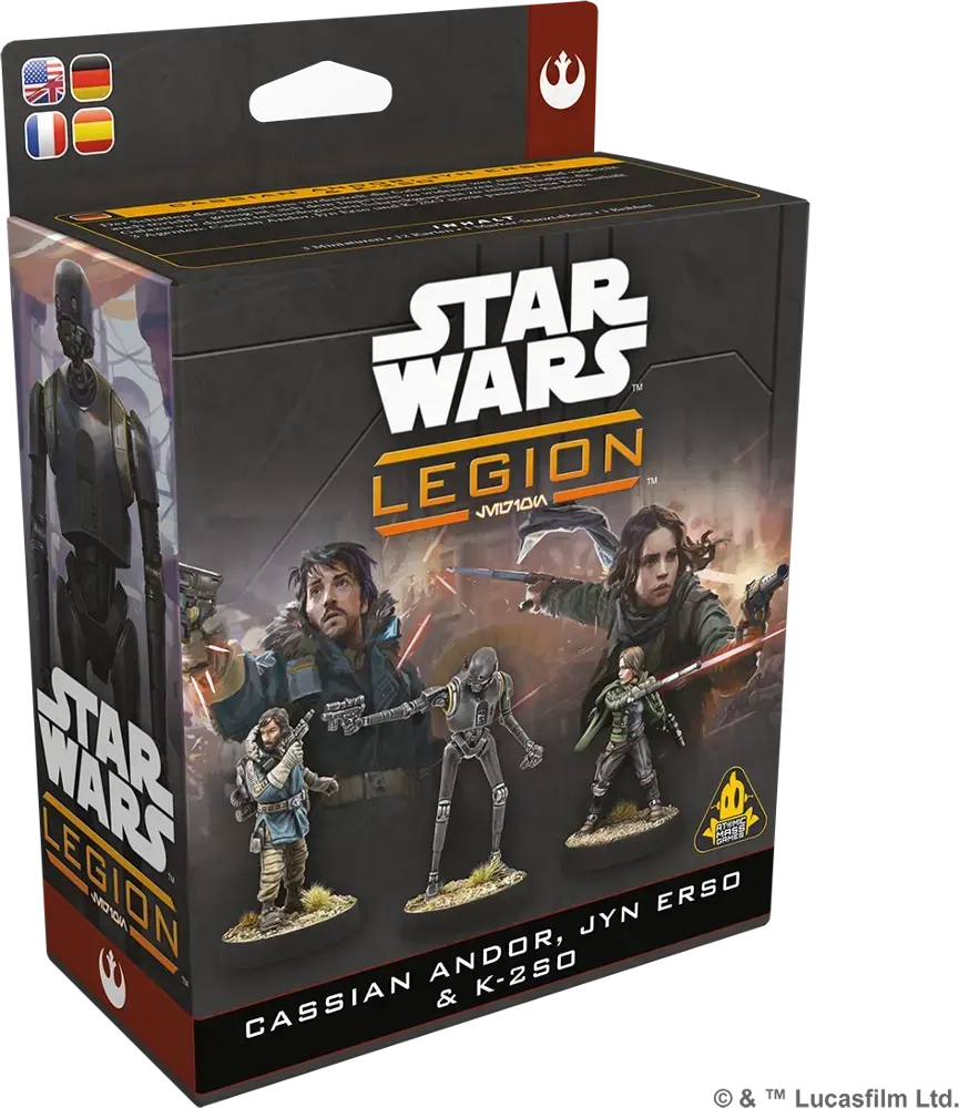 Star Wars: Legion – Cassian Andor, Jyn Erso & K-2SO