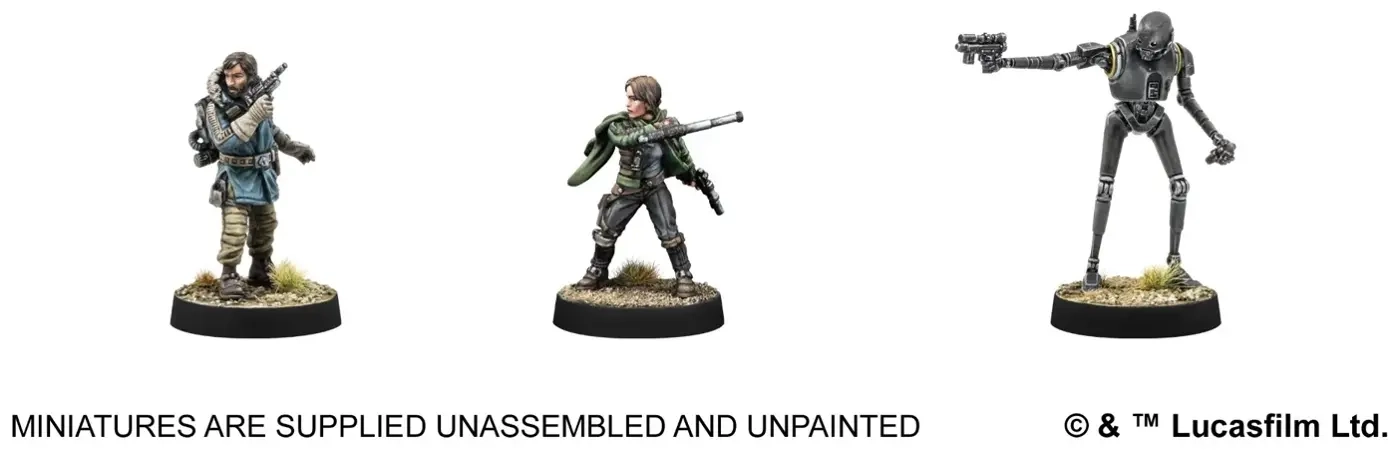 Star Wars: Legion – Cassian Andor, Jyn Erso & K-2SO