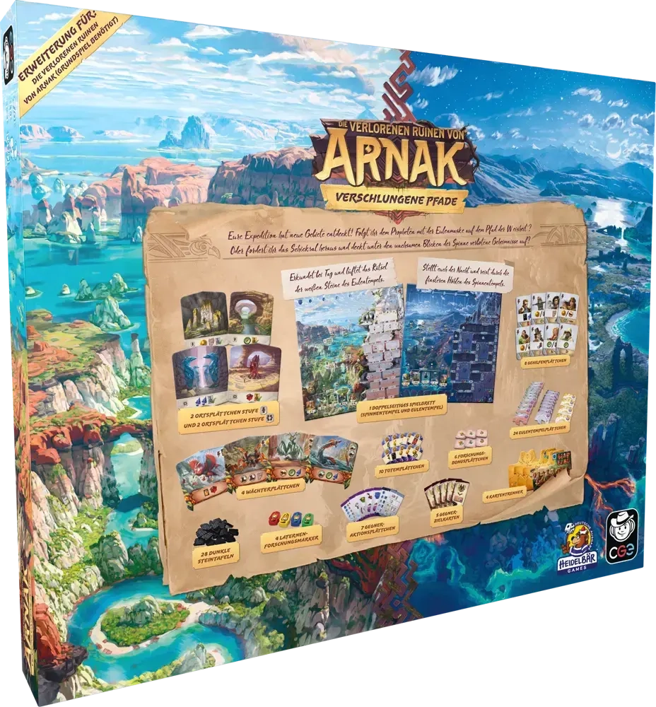 Die verlorenen Ruinen von Arnak - Verschlungene Pfade Erweiterung - DE