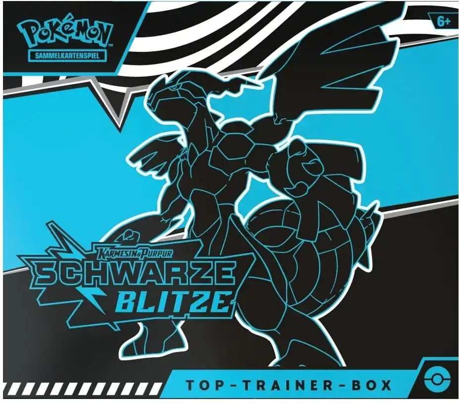 Pokémon - Karmesin & Purpur - Schwarze Blitze Top-Trainerbox - DE