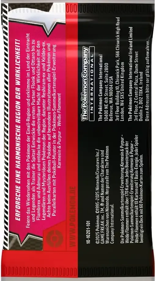 Pokémon - Karmesin & Purpur - Weisse Flammen Top-Trainerbox - DE
