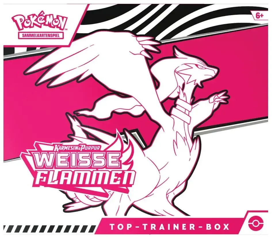Pokémon - Karmesin & Purpur - Weisse Flammen Top-Trainerbox - DE