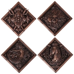Resident Evil VIII Replica House Crest Set