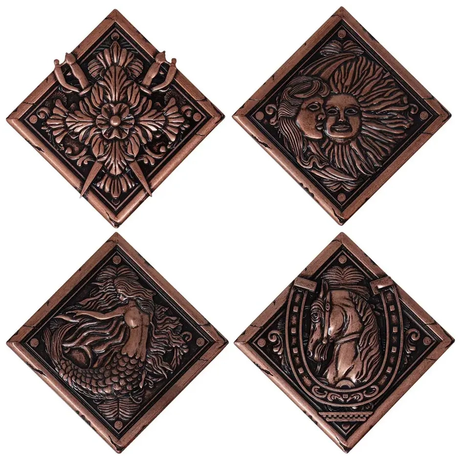 Resident Evil VIII Replica House Crest Set