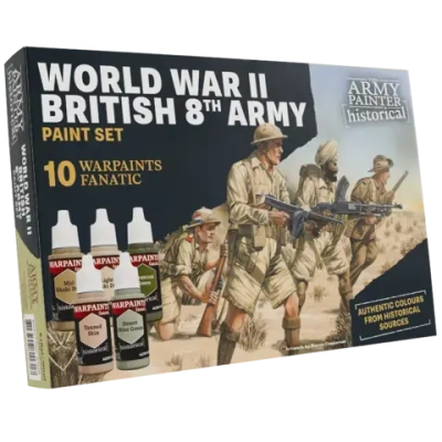 Historical: WWII British 8th Army Paint Set