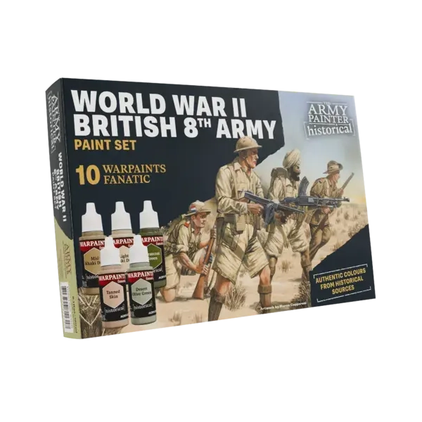 Historical: WWII British 8th Army Paint Set